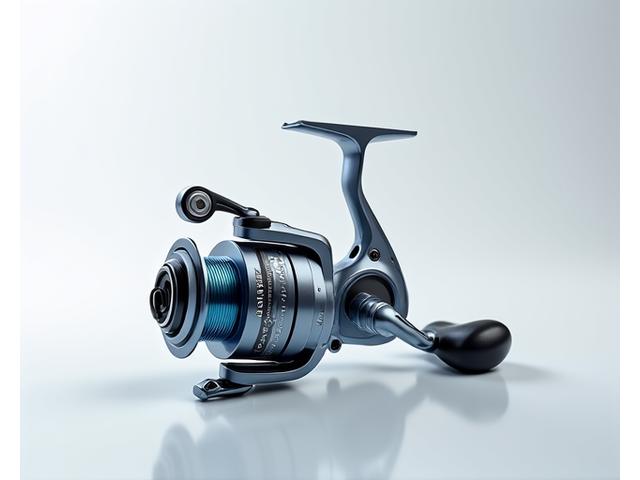 Precision-engineered spinning reel, showcasing its sleek design.